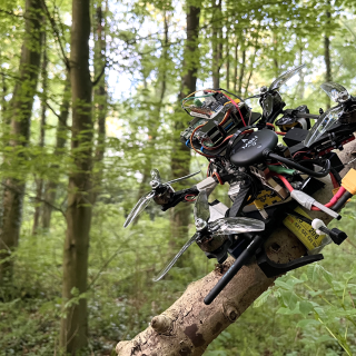 Flying robots survey biodiversity and climate in tropical rainforest